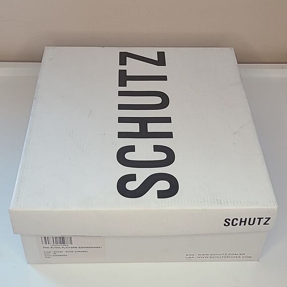 Schutz Blisse Platform Sandal Blisse Platform Jute-Wrapped Heel Sandal Tan Sz 10 - Picture 3 of 11